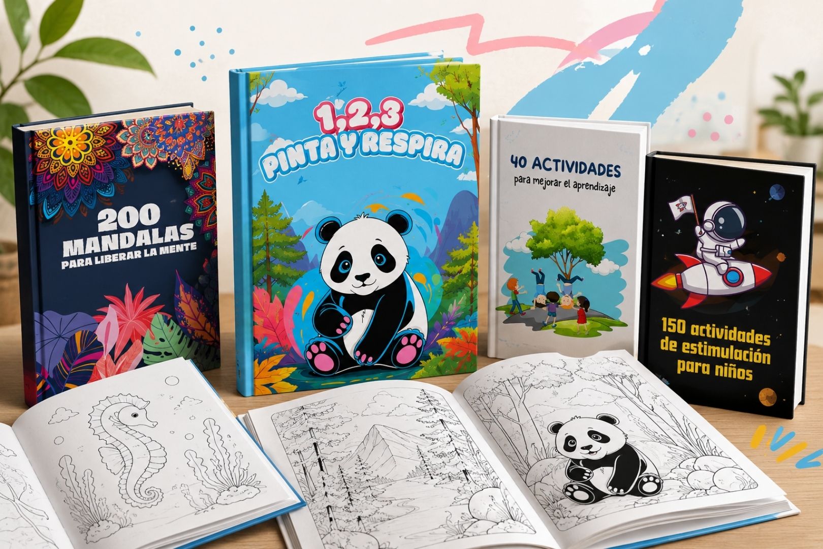 libro de colorear y respirar para niños